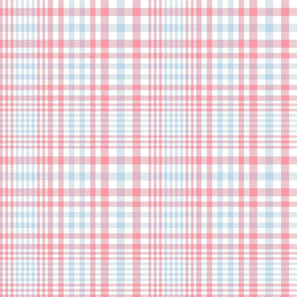 Sky Blue Glen Plaid Texturiertes Nahtloses Muster Für Modetextilien Und — Stockvektor