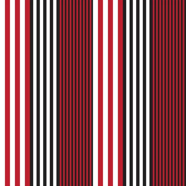 Fondo Patrón Inconsútil Rayado Vertical Rojo Adecuado Para Textiles Moda — Vector de stock