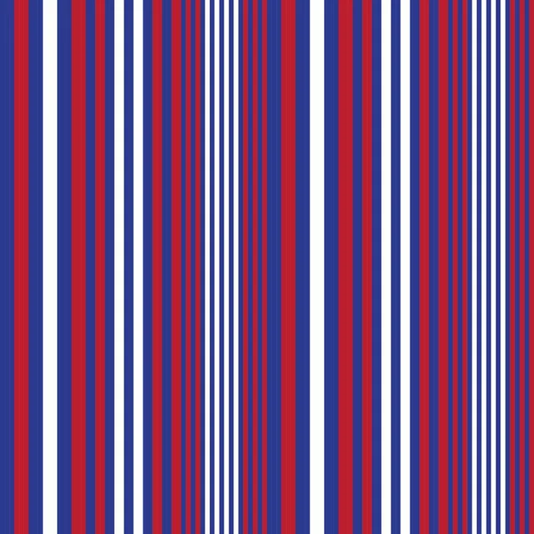 Fondo Patrón Inconsútil Rayado Vertical Rojo Azul Adecuado Para Textiles — Archivo Imágenes Vectoriales