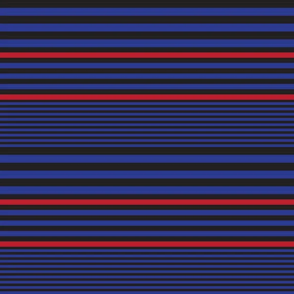 Rot Und Blau Horizontal Gestreifte Nahtlose Muster Hintergrund Geeignet Für — Stockvektor