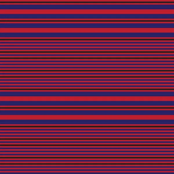 Red Blue Horizontal Striped Seamless Pattern Background 그래픽 — 스톡 벡터