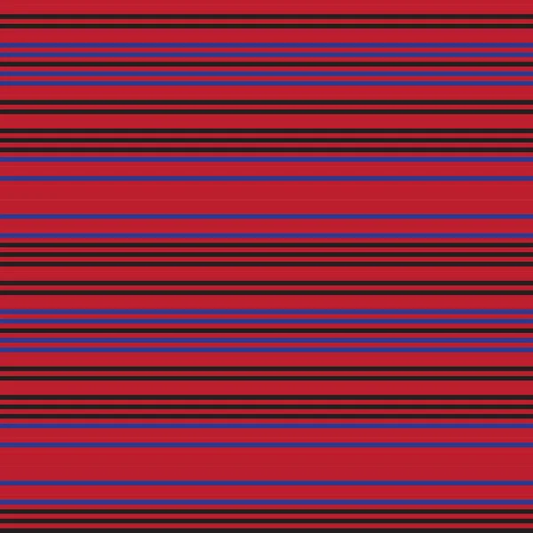 Fondo Patrón Inconsútil Rayado Horizontal Rojo Adecuado Para Textiles Moda — Archivo Imágenes Vectoriales