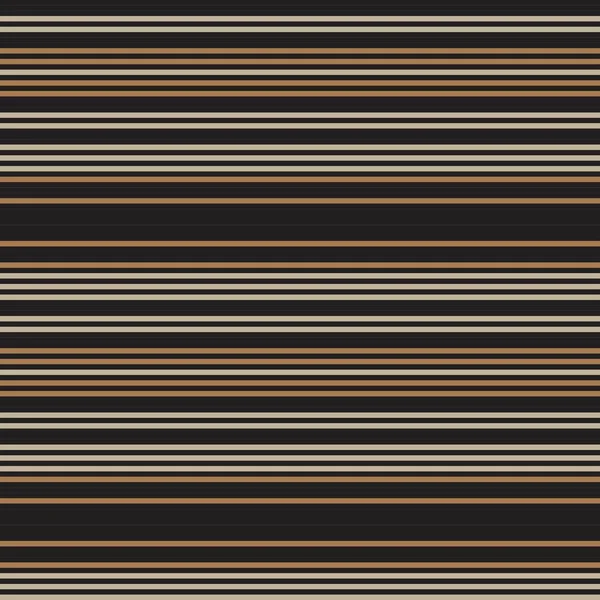 Brown Taupe Horizontal Striped Seamless Pattern Background Suitable Fashion Textiles — Stock Vector