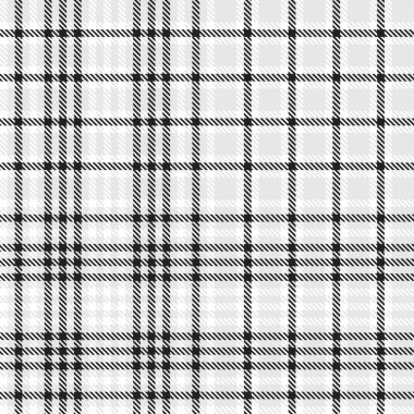 Beyaz Glen Ekose desenli, moda tekstil ve grafikleri için uygun.