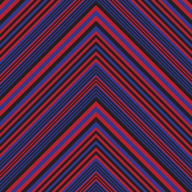 Moda tekstili ve grafikleri için uygun kırmızı ve mavi köşegen çizgili, dikişsiz arkaplan