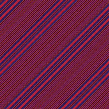 Moda tekstili ve grafikleri için uygun kırmızı ve mavi köşegen çizgili dikişsiz arkaplan