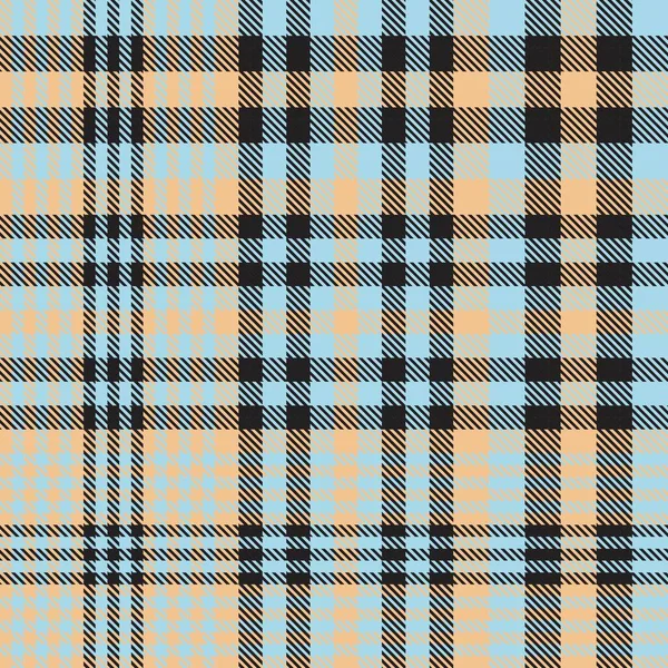 Orange Glen Plaid Motif Sans Couture Texturé Adapté Aux Textiles — Image vectorielle