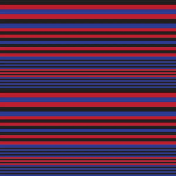 Red Blue Horizontal Striped Seamless Pattern Background 그래픽 — 스톡 벡터