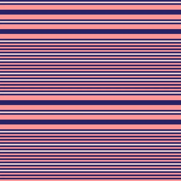 Różowy Navy Poziome Paski Bezszwowe Tło Wzór Nadaje Się Tekstyliów — Wektor stockowy