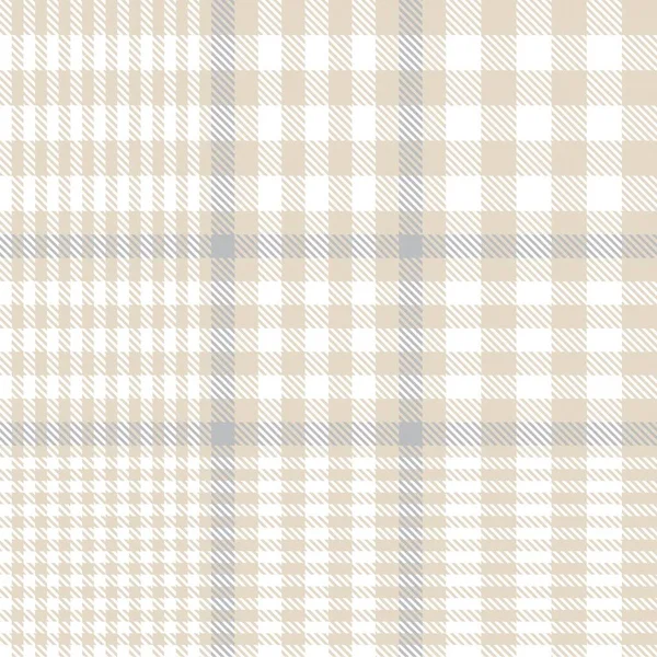 Brown Glen Plaid Texturiertes Nahtloses Muster Für Modetextilien Und Grafiken — Stockvektor