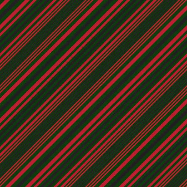 Navidad Diagonal Rayas Sin Costura Patrón Fondo Adecuado Para Textiles — Vector de stock