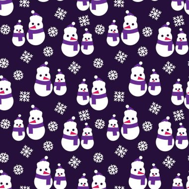 Mor Noel Kardan Adam web sitesi grafikleri ve moda tekstili için kusursuz desen