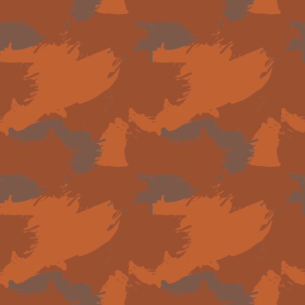 Orange Camouflage abstract seamless pattern background suitable for fashion textiles, graphics