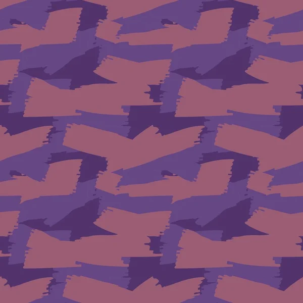 Violet Camouflage Abstrait Fond Motif Sans Couture Adapté Pour Les — Image vectorielle