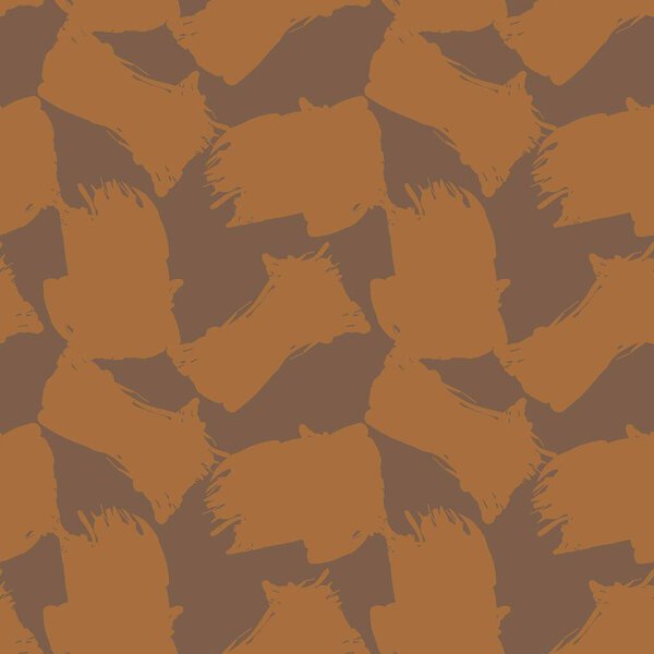 Brown Camouflage abstract seamless pattern background suitable for fashion textiles, graphics