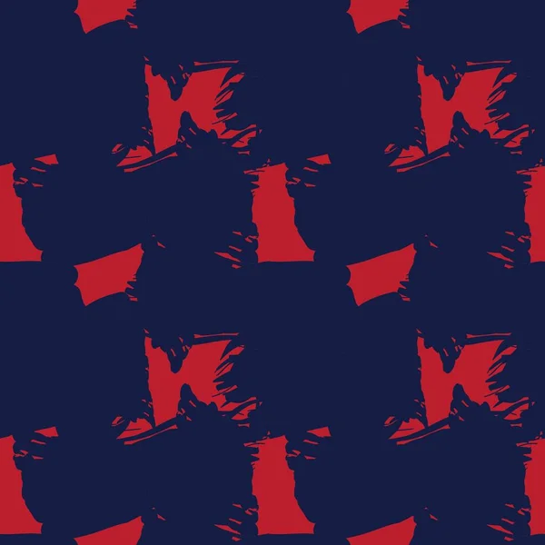Red Navy Camouflage abstract seamless pattern background suitable for fashion textiles, graphics
