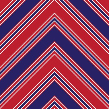 Moda tekstili ve grafikleri için uygun kırmızı ve mavi köşegen çizgili, dikişsiz arkaplan