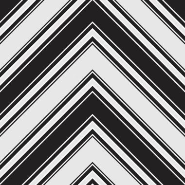 Siyah ve beyaz Chevron köşegen çizgili desensiz arka plan moda tekstil ve grafikleri için uygun.