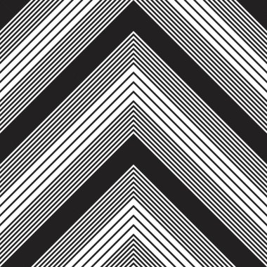 Siyah ve beyaz Chevron köşegen çizgili desensiz arka plan moda tekstil ve grafikleri için uygun.