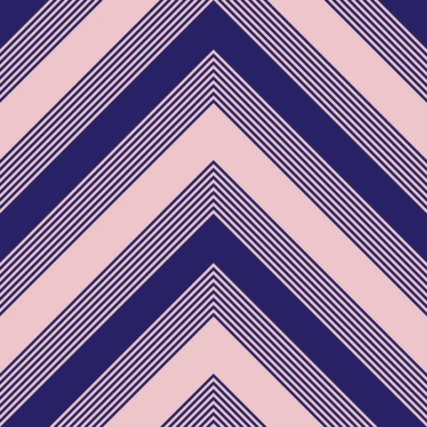 Fondo Patrón Sin Costuras Rayas Diagonales Chevron Rosa Azul Marino — Vector de stock