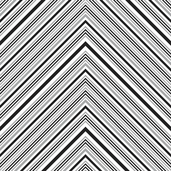 Fondo Sin Costuras Rayado Diagonal Chevron Blanco Negro Adecuado Para — Vector de stock