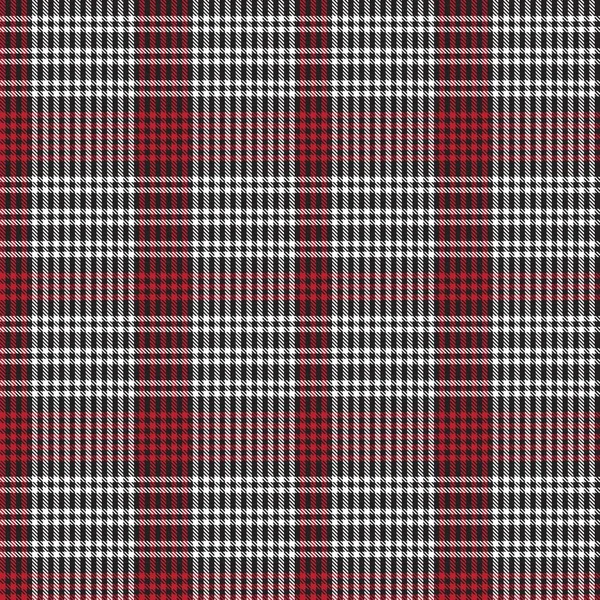 Red Glen Plaid Textured Seamless Pattern Suitable Fashion Textiles Graphics — Stock Vector