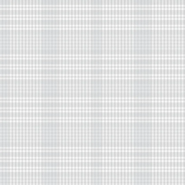 Branco Glen Plaid Texturizado Padrão Sem Costura Adequado Para Têxteis — Vetor de Stock