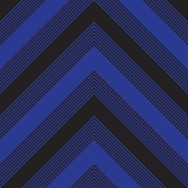 Blue Chevron Diagonal Striped Seamless Pattern Background Suitable Fashion Textiles — Stock Vector