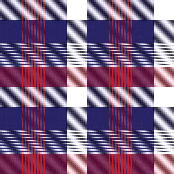 Red Navy Glen Plaid Textuur Naadloos Patroon Geschikt Voor Mode — Stockvector