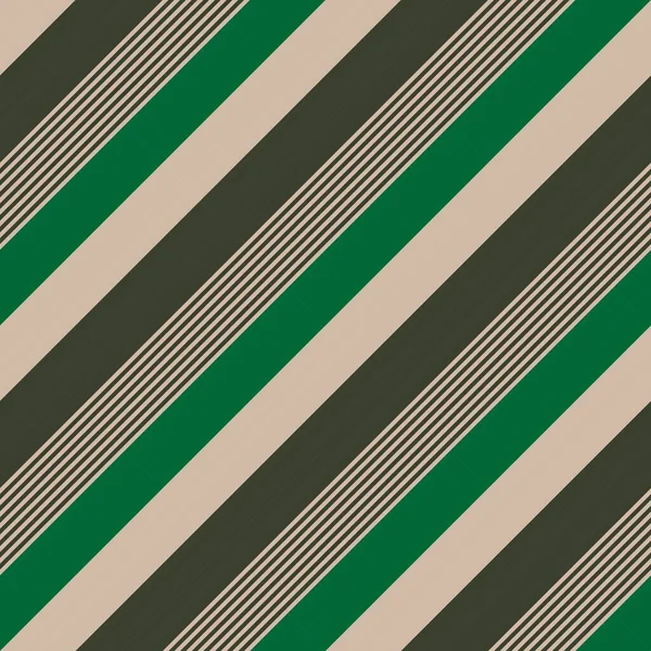 Zielony Diagonalne Paski Bezszwowe Tło Wzór Nadaje Się Mody Tekstyliów — Wektor stockowy