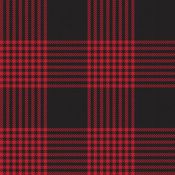 Red Glen Plaid Texture Modello Senza Cuciture Adatto Tessuti Moda — Vettoriale Stock