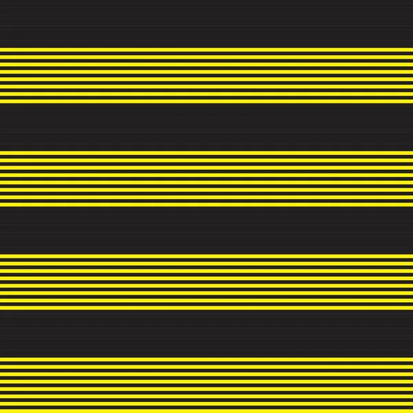 Yellow Horizontal Striped Seamless Pattern Background 그래픽 — 스톡 벡터