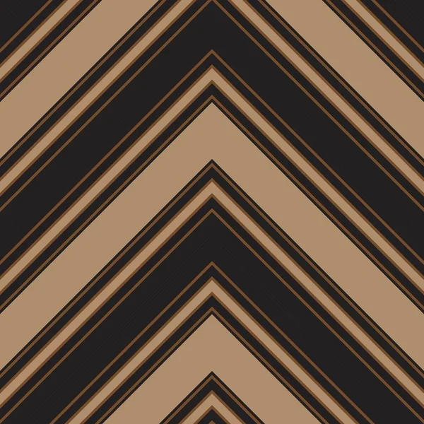 Brown Taupe Chevron Diagonal Listrado Sem Costura Fundo Padrão Adequado — Vetor de Stock