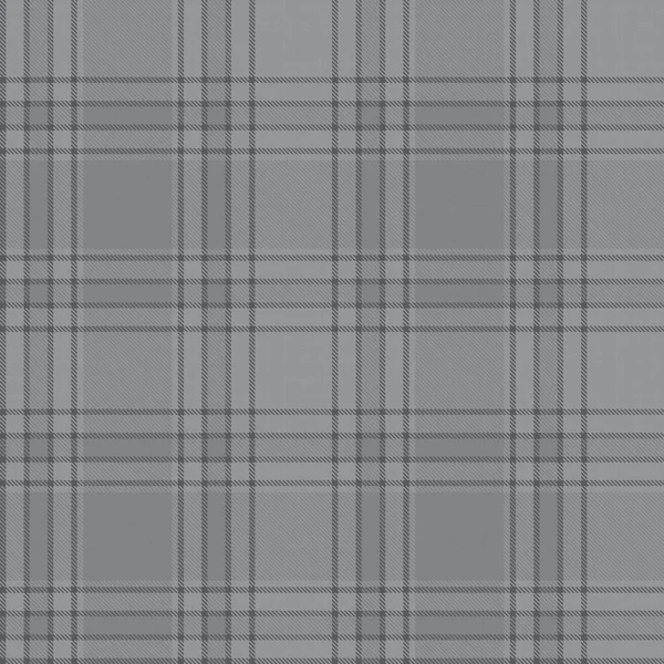Grey Glen Plaid Textuur Naadloos Patroon Geschikt Voor Mode Textiel — Stockvector