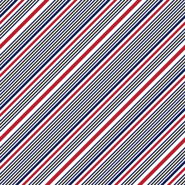 Red Blue Diagonal Striped Seamless Pattern Background Suitable Fashion Textiles — Stock Vector