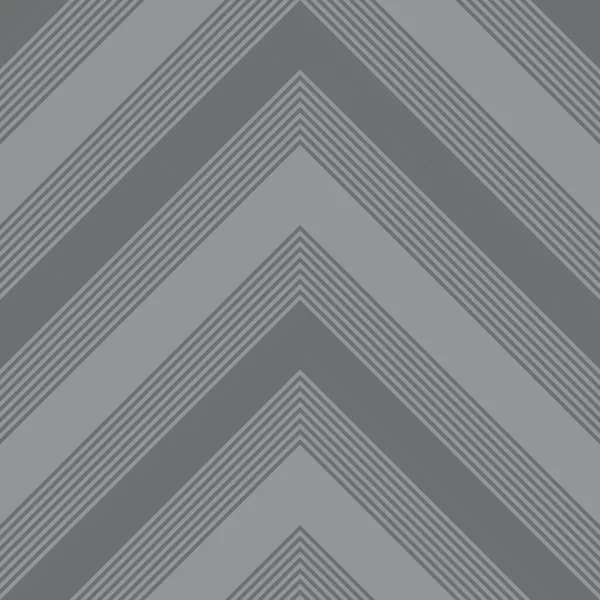 Grey Chevron Diagonal Paski Bezszwowe Tło Wzór Nadaje Się Tkanin — Wektor stockowy