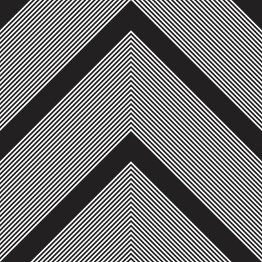 Siyah ve beyaz Chevron köşegen çizgili desensiz arka plan moda tekstil ve grafikleri için uygun.