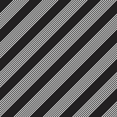 Moda tekstili ve grafikleri için uygun siyah ve beyaz köşegen çizgili düz desenli arkaplan