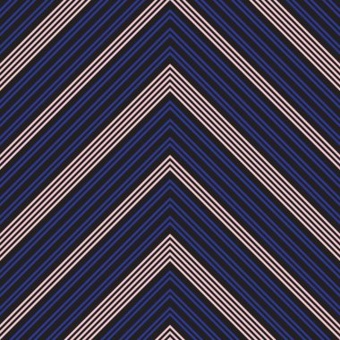 Moda tekstili ve grafikleri için uygun pembe ve lacivert köşegen çizgili desenli arkaplan.