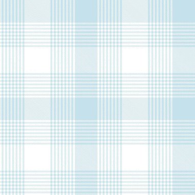Gökyüzü Mavisi Glen Ekose desenli moda tekstil ve grafikleri için uygun