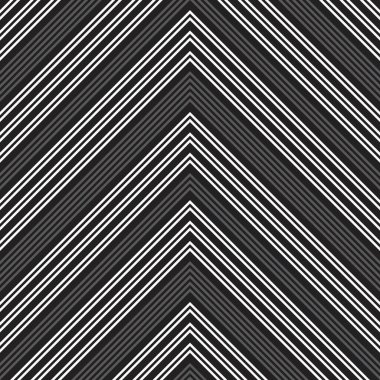 Siyah ve beyaz Chevron köşegen çizgili desensiz arka plan moda tekstil ve grafikleri için uygun.