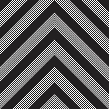 Siyah ve beyaz Chevron köşegen çizgili desensiz arka plan moda tekstil ve grafikleri için uygun.