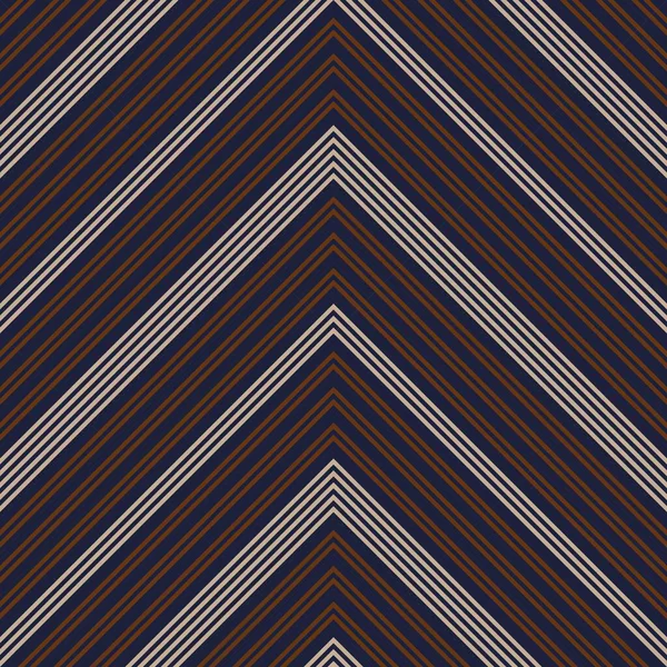 Brown Taupe Chevron Diagonal Striped Seamless Pattern Background Suitable Fashion — Stock Vector