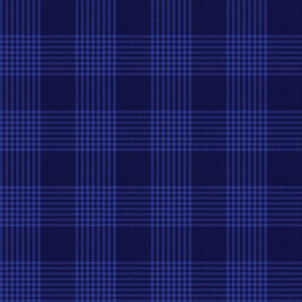 Bleu Glen Plaid Motif Sans Couture Texturé Adapté Aux Textiles — Image vectorielle