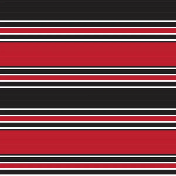 Red Horizontal Striped Seamless Pattern Background 그래픽 — 스톡 벡터