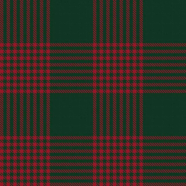 Patrón Sin Costura Texturizado Cuadros Christmas Glen Adecuado Para Textiles — Vector de stock