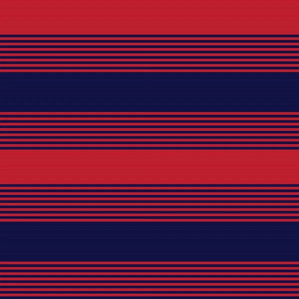 Rot Und Blau Horizontal Gestreifte Nahtlose Muster Hintergrund Geeignet Für — Stockvektor