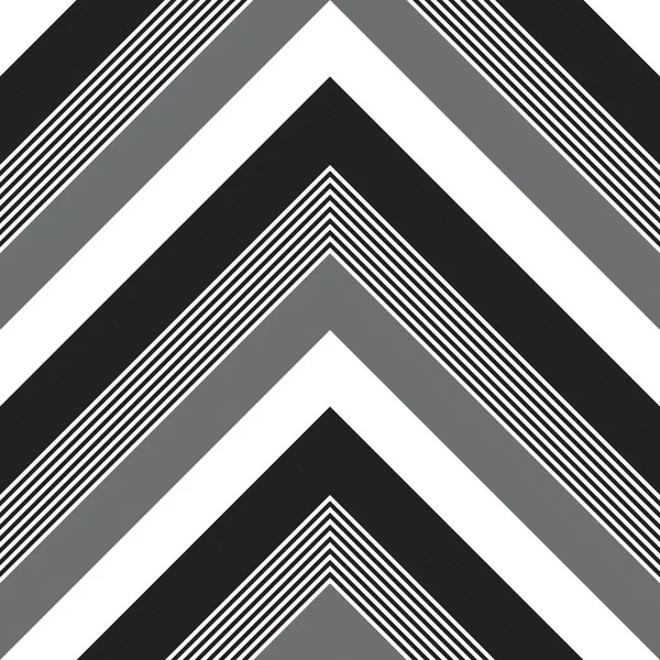 Black White Chevron Diagonal Striped Seamless Pattern Background Suitable Fashion — Stock Vector