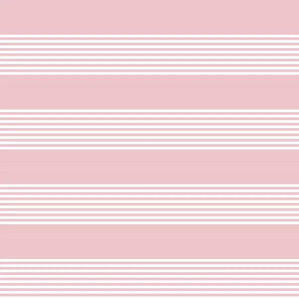 粉色水平条纹无缝图案背景 适用于时尚纺织品 — 图库矢量图片