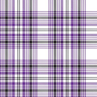 Mor Glen Ekose desenli, moda tekstil ve grafikleri için uygun.